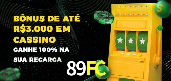 89FC melhor bônus de depósito